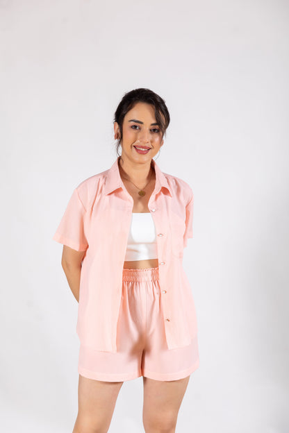 Peach 3 Piece Co-ord Set